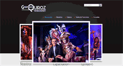 Desktop Screenshot of gerardoquirozproducciones.com